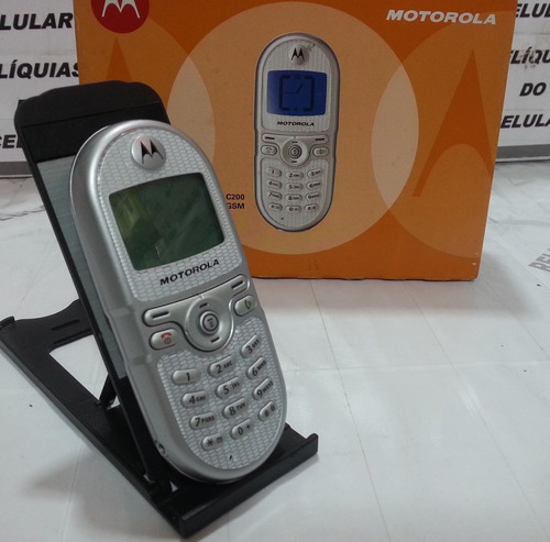 Celular Motorola C200 Visor Azul Original Na Caixa