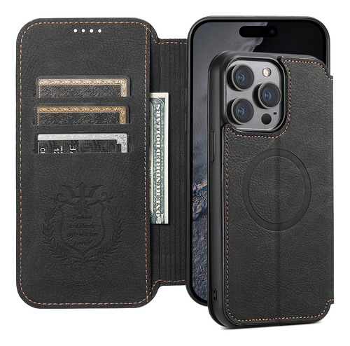 Capa De Couro Para Celular Compatível Com Carregamento Sem