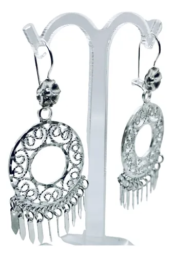 comprar Aretes De Filigrana Redondo Mediano Mod2 (dplata)