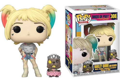 Funko Pop Dc Heroes Birds Of Prey Harley Quinn With Beaver