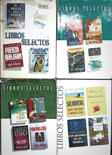 P-4 4 Libros Selectos De Selecciones Del Reader's Digest 