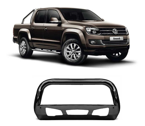 Defensa Amarok 2010-2015 Negra Con Chapon