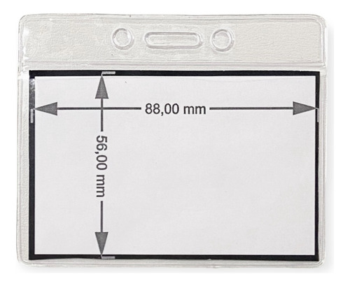 1000 Bolsillos 60x90 Pvc Sobre Portacredencial, Portatarjeta