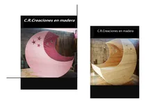Comprar Moises De Madera Con Forma De Luna Cuna De Bebe