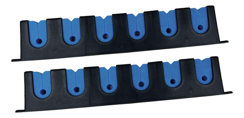Soportes Horizontales Para Cañas De Pescar, Estantes Azul
