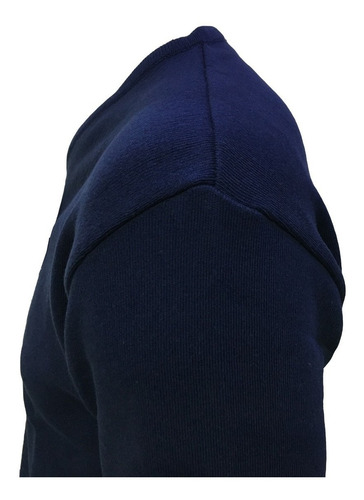 Imagen 4 de 4 de Suéter Azul Marino Cuello V Hombre
