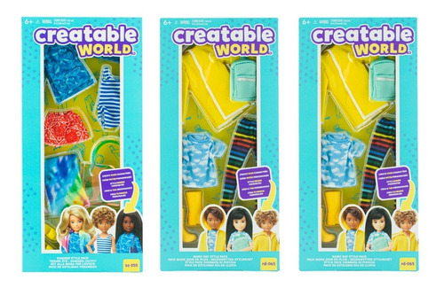 Creatable World Pack 3 Estilismo De Lluvia Veraniego Mattel