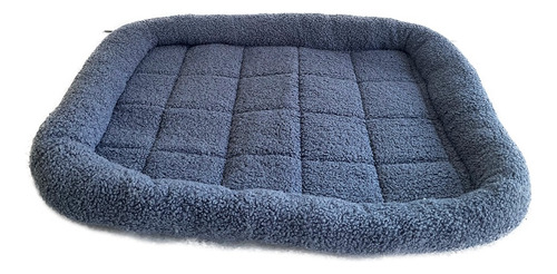 Kitten Cama Chica Como Alfombra Para Mascota Perro Gato Color Azul Marino Diseño Rectangular