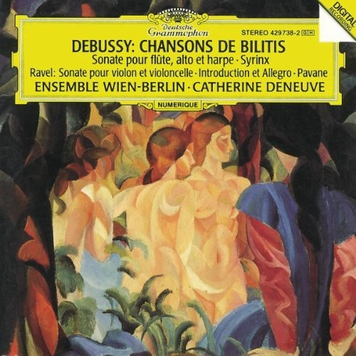 Catherine Debussy//ravel//deneuve Chansons De Bilitis/cd