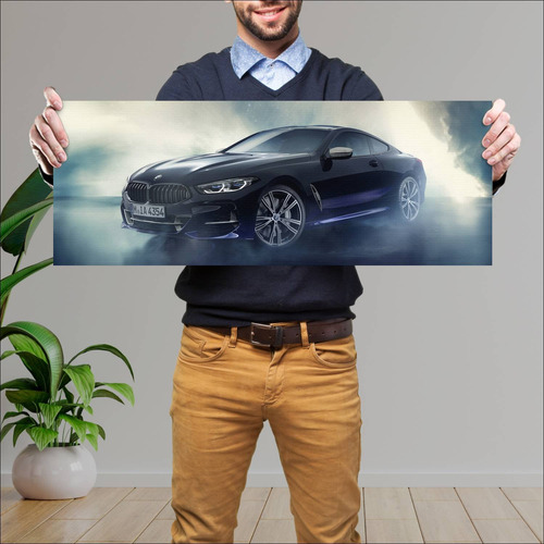 Cuadro 30x80cm Auto 2019 Bmw M850i Coupe Night S 802