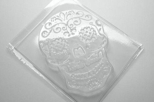 Molde Para Chocolate Calavera Catrín