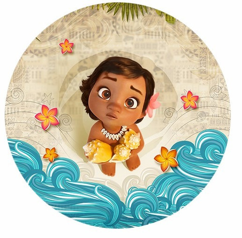 Imagem 2 de 5 de Kit Festa Personalizado Moana Baby - Vários Temas