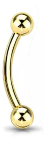 Piercing Íntimo Feminino Genital Em Titânio Dourado