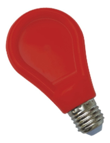 Lámpara Led Slim 9w A70 Color Rojo Policarbonato E27 Tbcin