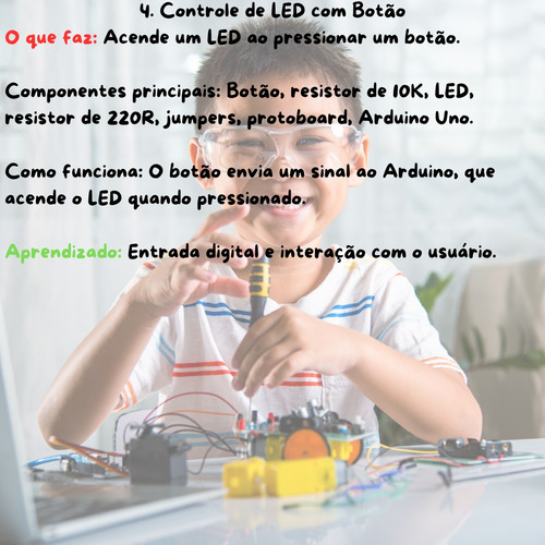 Arduino Uno R3 Compativel Para Projetos Escolares