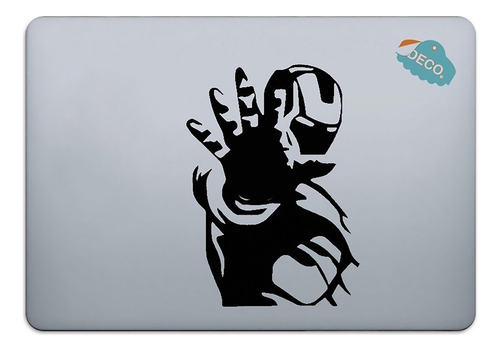 Calcomanía Sticker Vinil Para Laptop Iron Man 2 Mod2