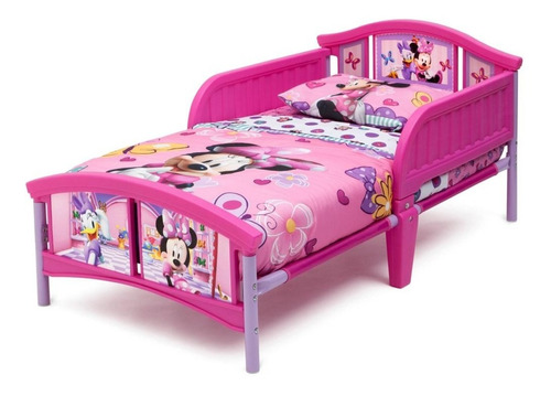 Cama De Transicion Para Niños Plastica Minnie Mouse Disney