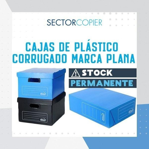 Imagen 7 de 7 de Revistero Plástico Plana Turquesa Pack X 10
