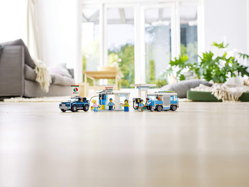 Set Lego City 60257 Construcción Gasolinera + Vehículos