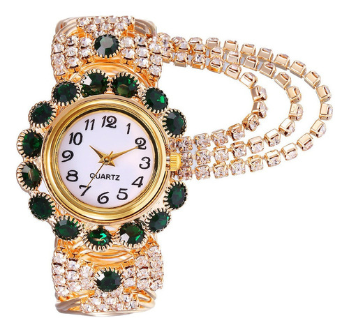Reloj Inglés Con Diamantes For Mujer