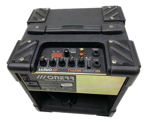 Amplificador Onerr Block 20tu Guitarra C/ Afinador Metrônomo