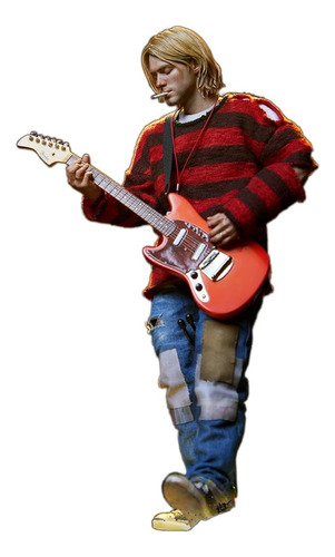 Boneco Kurt Cobain Blitzway em escala premium de 1/6 Ums