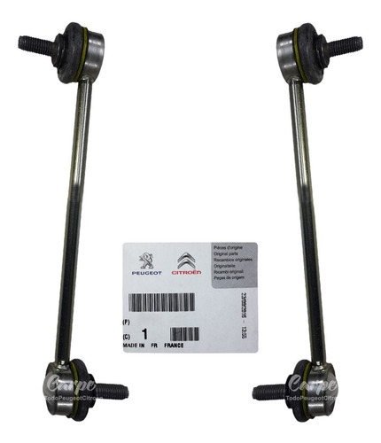 Juego 2 Bieletas Suspension Delantera Peugeot 408 Original