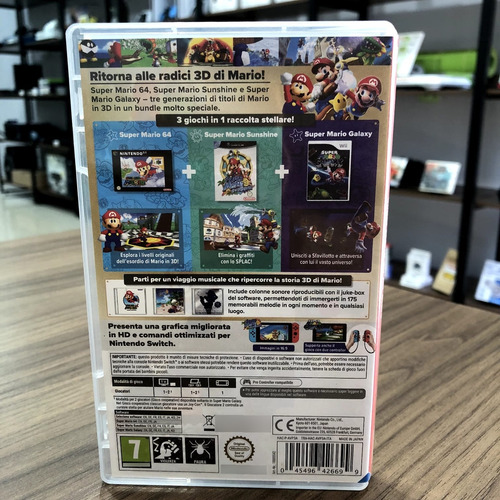 Jogo Super Mario 3d All Stars Switch Mídia Física