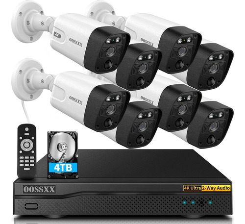 Salida Poe De Audio De 2 Vias {4k/8.0 Megapixeles Y Ultra...