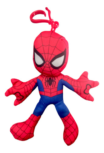 Spiderman Superheroe Marvel Llavero 10cm Peluche 