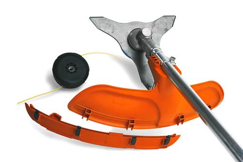 Desmalezadora Husqvarna 143R-II 41.5 cc Profesional Cuchilla Carretel Origen Brasil