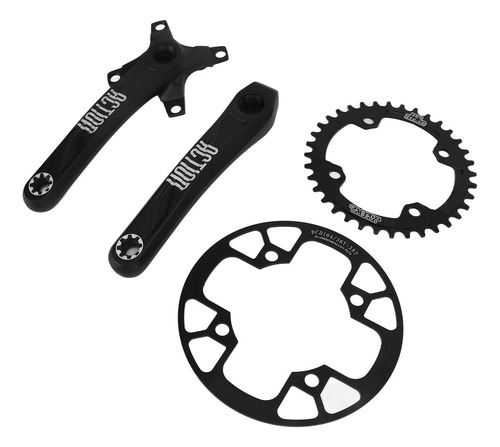 Bike Crankset Mountain Crank Arm Set 36t Narrow Wide