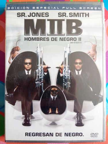 Dvd Miib Hombres De Negro Ii Will Smith Sellado  