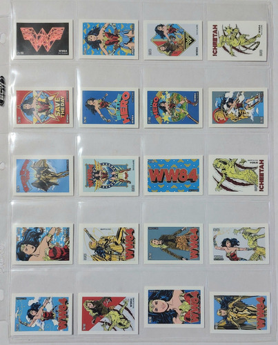 Colección Completa 60/60 Stickers Wonder Woman Doritos 2020 (Usado)