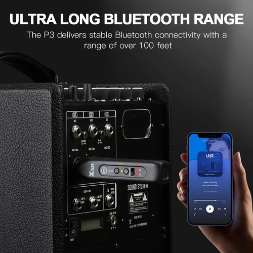 Receptor De Audio Xvive P3 Receptor Inalámbrico Bluetooth