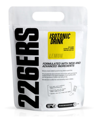 Isotónic Drink 226ers 25 Servicios C/ Beta Alanina Importado