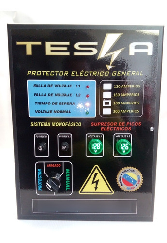 Protector Electrico General Tesla (220 Vac) 120 Amp Por Fase