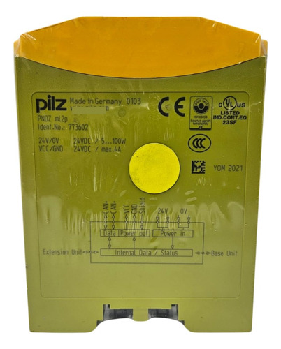 Pilz 773602 Pnoz Ml2p Controlador De Seguridad