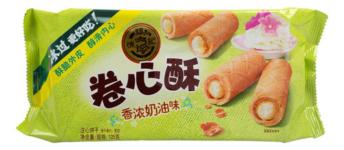 Rollitos Crujientes Rellenos Sabor Leche, Hsu Fu Chi, 105 G