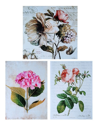 Imagen 1 de 4 de Transferencia Color Set Flores Laura Craft