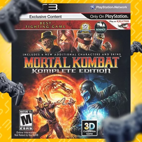 JOGO P/ PS3 MORTAL KOMBAT KOMPLETE EDITION