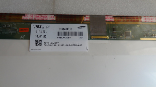 Pantalla Display 14 Dell Vostro 3450 N/p: Ltn140at16 (Usado)