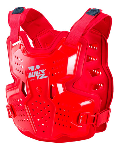 Pechera Motocross Enduro Wirtz Elevate Proteccion Roja