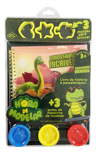 Hora De Modelar - Dinossauros, De Editora Dcl. Editorial Dcl, Tapa Mole En Português