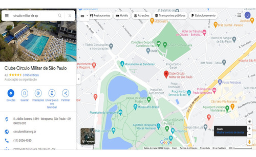 Imagem 8 de 8 de Título Individual Do Clube Circulo Militar De Sp