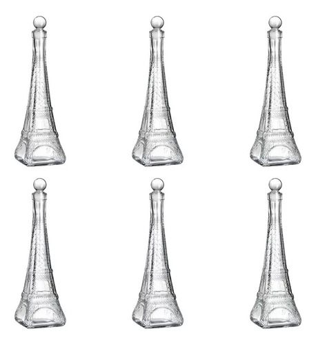 Set 24 Licorera De Vidrio Torre Eiffel 400ml - Vtr