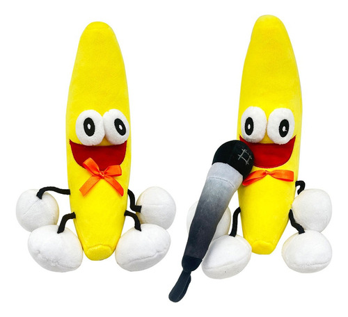 2pcs/set Shovelware Brain Game Banana Peluche Muñeca Regalo