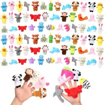 Comprar 100 Muñecos De Títeres Con Forma De Animal, 29 Muñecos Peque