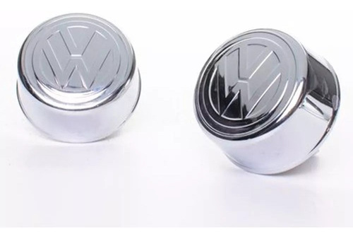 Kit Tampa Cubo Cromado Caminhão Vw 3/4 + Capa Boliviana