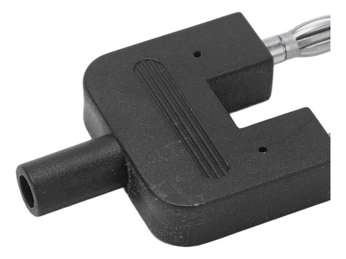 Enchufe Tipo Banana Negro Negro, 5 Unidades, Doble Fila Dobl